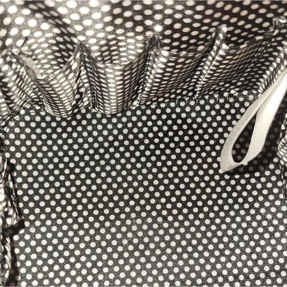 Caboodles Black Faux Patent Leather Sassy Tapered Makeup Tote Travel Case Set - Picture 10 of 16